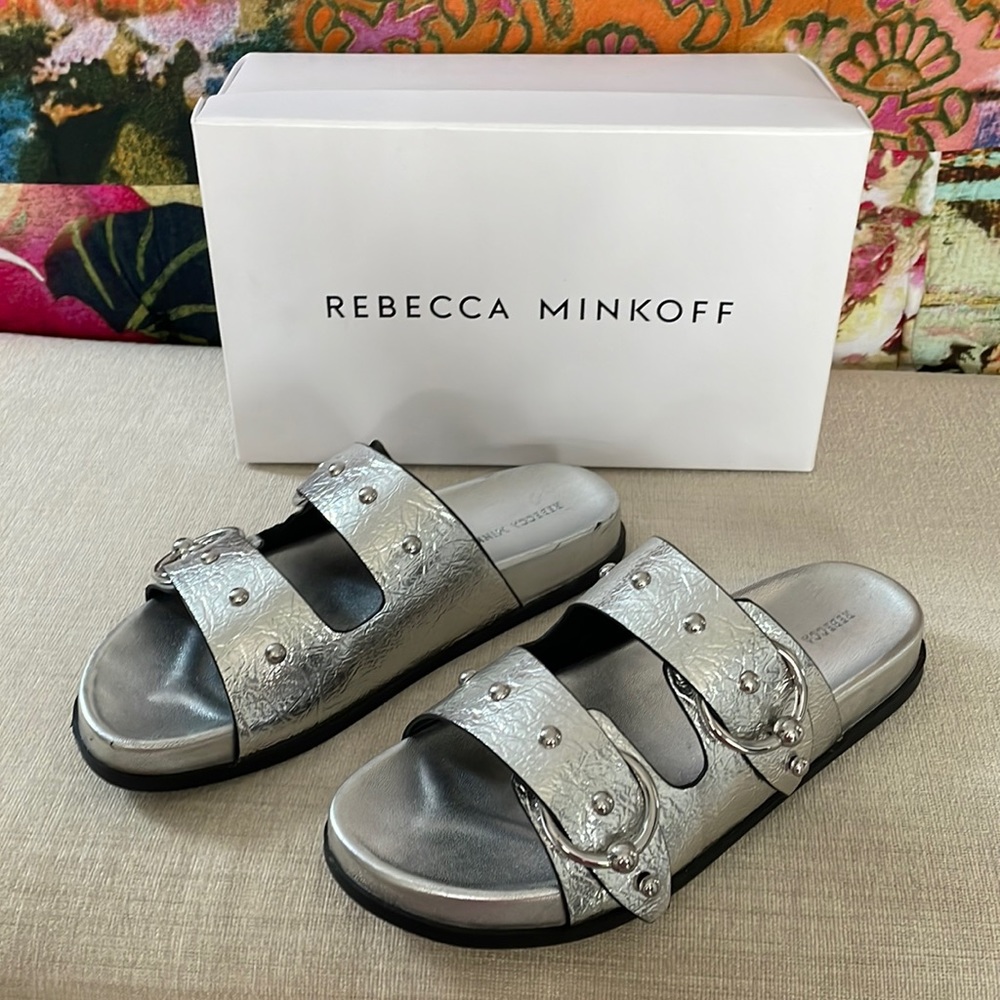 Rebecca Minkoff Silver Sandals